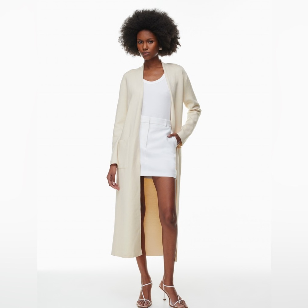 Babaton Ty Long Cardigan in Light Birch